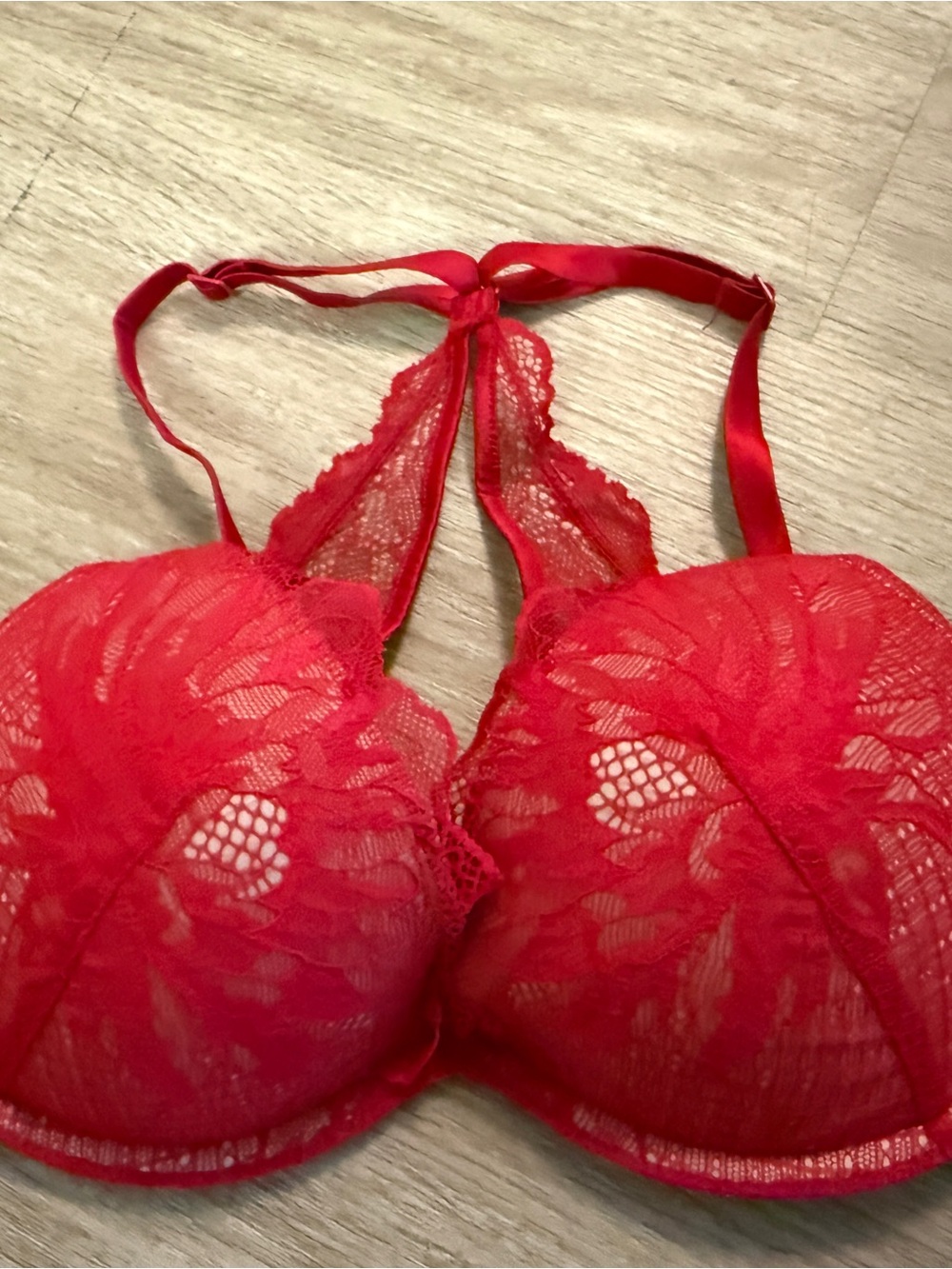 Brand new Calvin Klein Klein Red Lace Racerback Bra 34C
